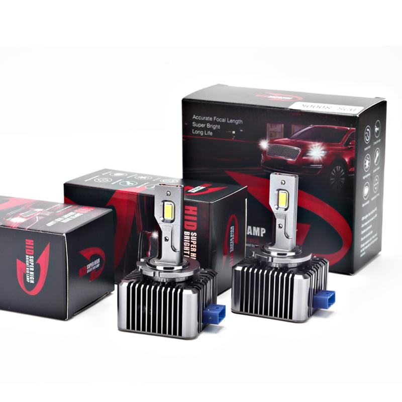 2ks auto LED D8S 25w skrytý TO LED světlomet 6000k D8S