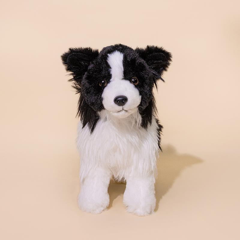 Simulatie Puppy Hond Pluche Speelgoed Gevuld Chihuahua Bulldog Collie Dier Pop Pluche Knuffel Metgezel Cadeau 25cm