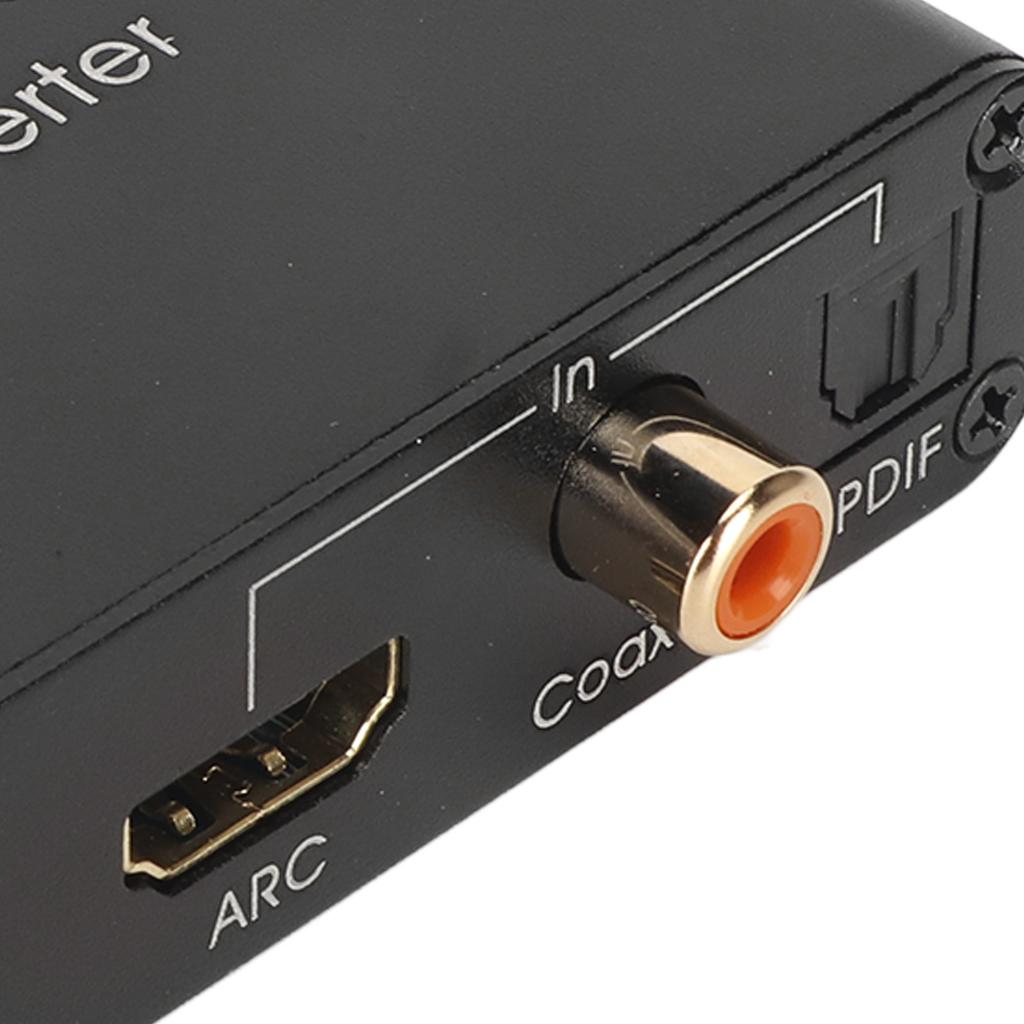 HD Output ARC Sound Extractor 192KHz Optical SPDIF 3.5mm Headphone Port Digital Analog Sound Converter for Home Cinema