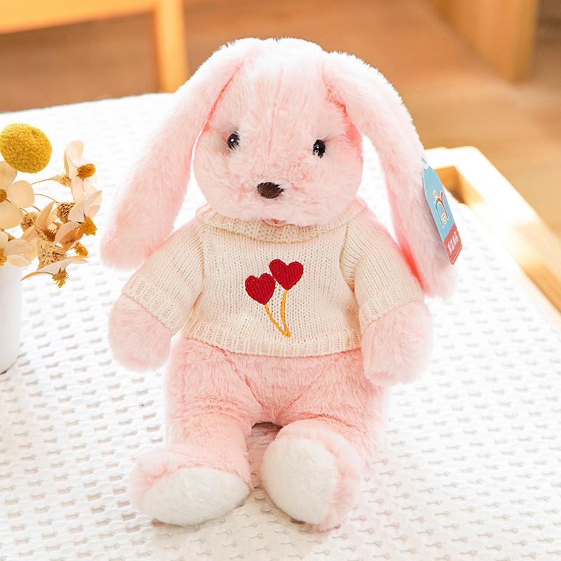 15 Styles Soft Rabbit Cute Dolls Plush Toys Kids Stuffed Animals Baby Long Ear Bunny Sleeping Plushie Toy Birthday Gift