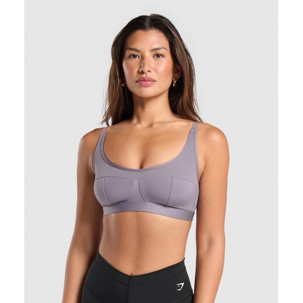 

Gymshark Сетчатый спортивный бюстгальтер Fog Purple B6A7N PBVM S