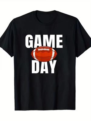 Game Day American Football Sports Pattern Unisex T-Shirt