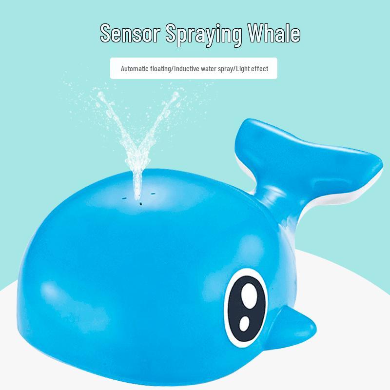 New Summer Sunflower Electric Baby Bath Toy Shower Head