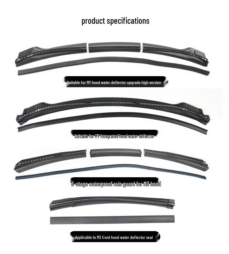 Tesla Model Y Front Hood Waterproof Dustproof Strip Accessory