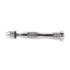 Silver Color Wide Grasp Range Chuck Hand Twist Drill With 10 HHS Drill Bits Wood Drilling Tool