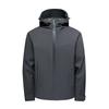 Hochwertige, voll verschweißte, gummiertes Jacke, Wind- und Wasserdicht, Enganliegende Kapuzenjacke, Outdoor-Sport-Bergsteigerjacke für Herren