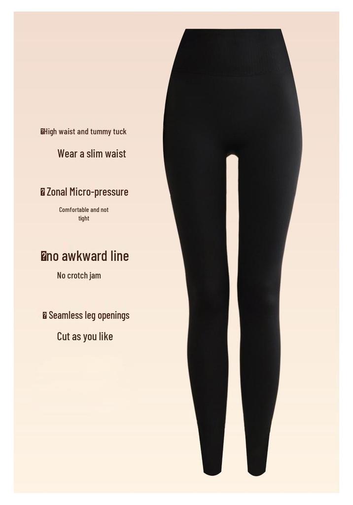Plus-Size Fleece-Lined Shark Pants: High-Waisted, Thick, and Warm Yoga Leggings for Autumn/Winter 2025