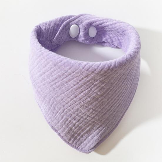 Baby-Lätzchen, Baby-Bandana, Sabberlätzchen, einfarbig, verstellbar, wiederverwendbar, mit Knopf, fest, aus Baumwolle, Speicheltuch für Kleinkinder, Baby, Kleinkind, Zahnen, Schürze, Geschenk zur Babyparty
