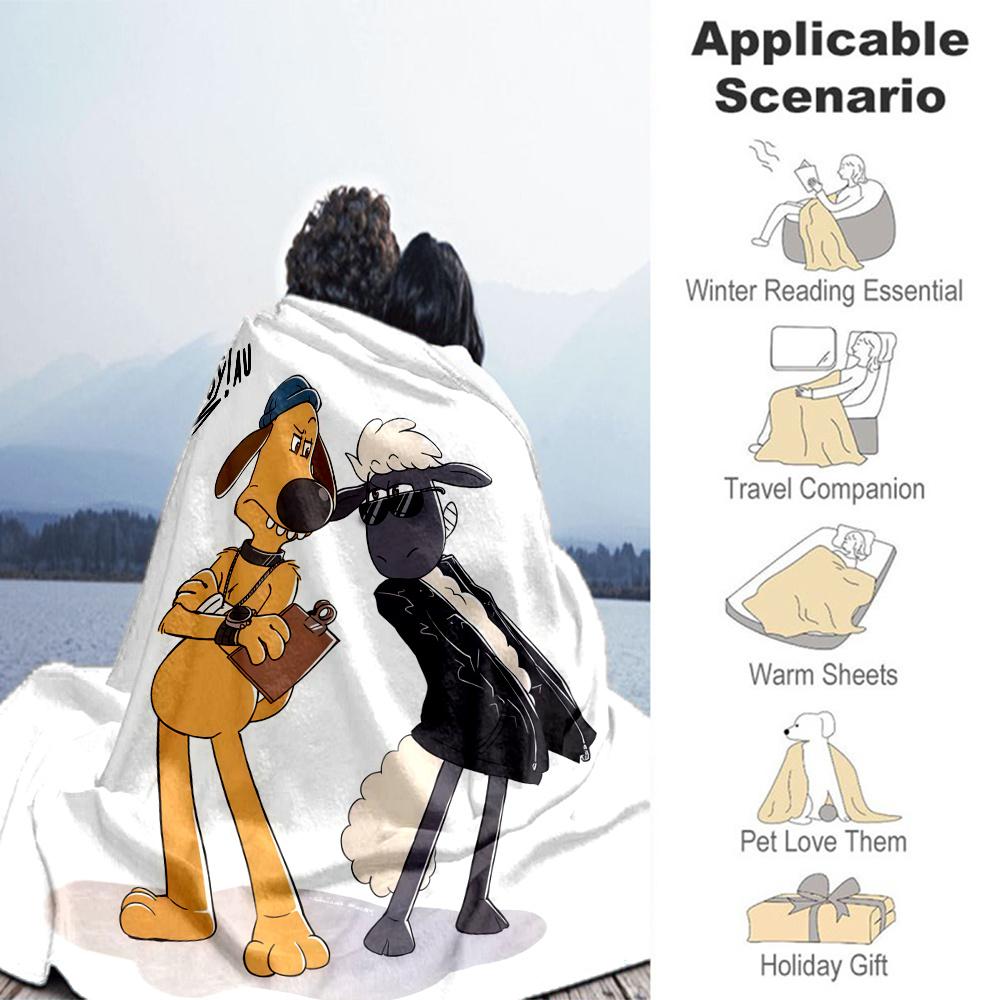 Shaun Blanket, High quality Comfortable for All Seasons, Home Decor, Warmth and Comfort