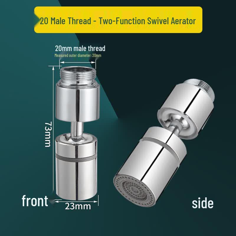 20mm External Thread Dual Mode Faucet Aerator