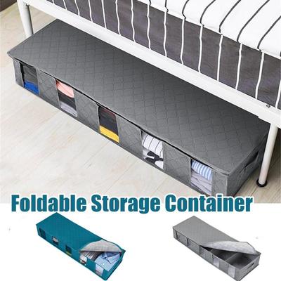 Non-woven Foldable Storage Bag Wardrobe Clothing Storage Box Beddings Quilt Clothes Organizer