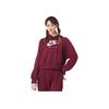 Nike Solid Color Logo Hooded Casual Sports Sweatshirt Women sweatshirt Deep-Maroon CU6562-638
