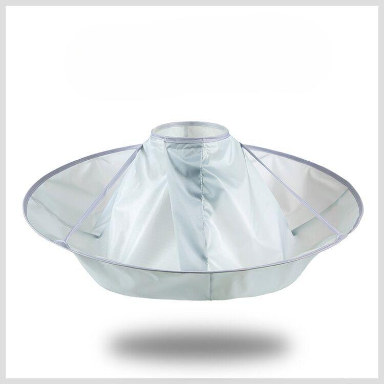 

1 набор для самостоятельного создания зонтика-накидки для волос, подходит для парикмахерской, сумка-накидка для волос, складная водонепроницаемая переносная шапочка для волос, защита для уборки дома 1pc