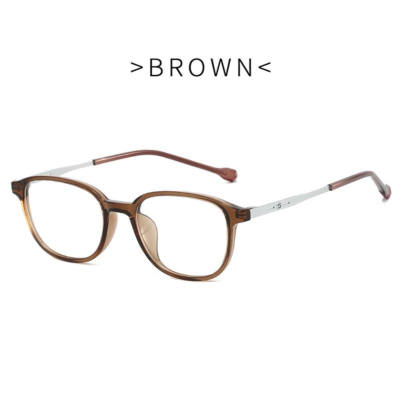 Comfortable Lightweight Glasses Frame Ultralight TR Metal Square Frame High Quality Anti Blue Light Optical Eyeglasses