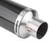 51mm Universal Motorcycle Modified Real Bright Carbon Fiber Exhaust Muffler Pipe with DB Killer