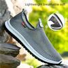 Men's Breathable Lightweight Casual Mesh Sports Shoes Summer Outdoor Soft Sole Running Shoes Fashion Walking Shoes Male Sneakers