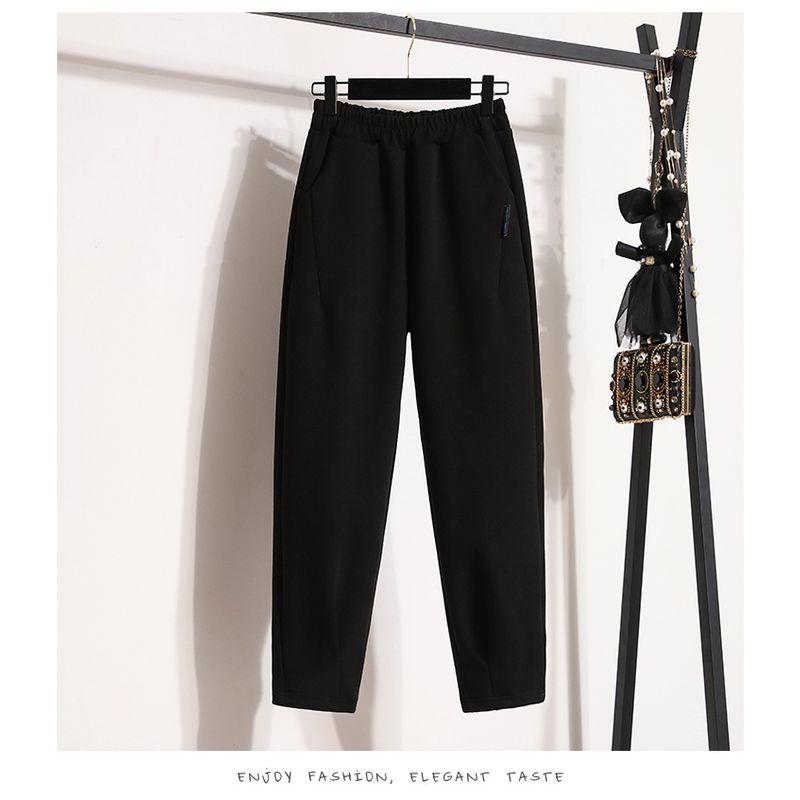 Amazon High Waist Woolen Pants Slim Looking Oversize Women's Clothing