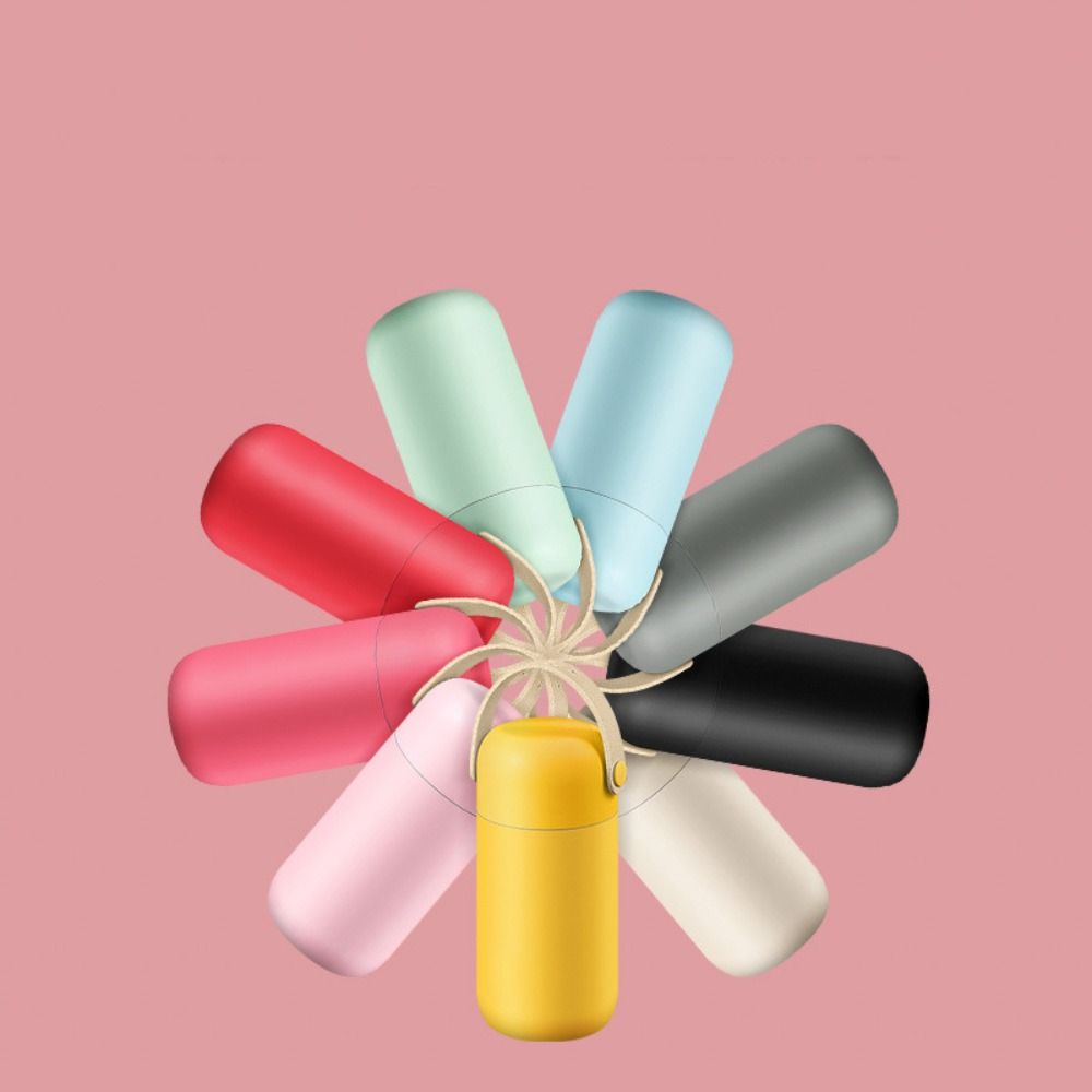 150ml Thermoses Coffee Mug with Leather Handle Vacuum Flask Portable Pocket Bottle Gift