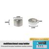 Soporte Magnético para Jabón de Acero Inoxidable Baño Cocina Soportes para Jabón sin Taladro Montados en Pared Soporte para Jabón de Drenaje
