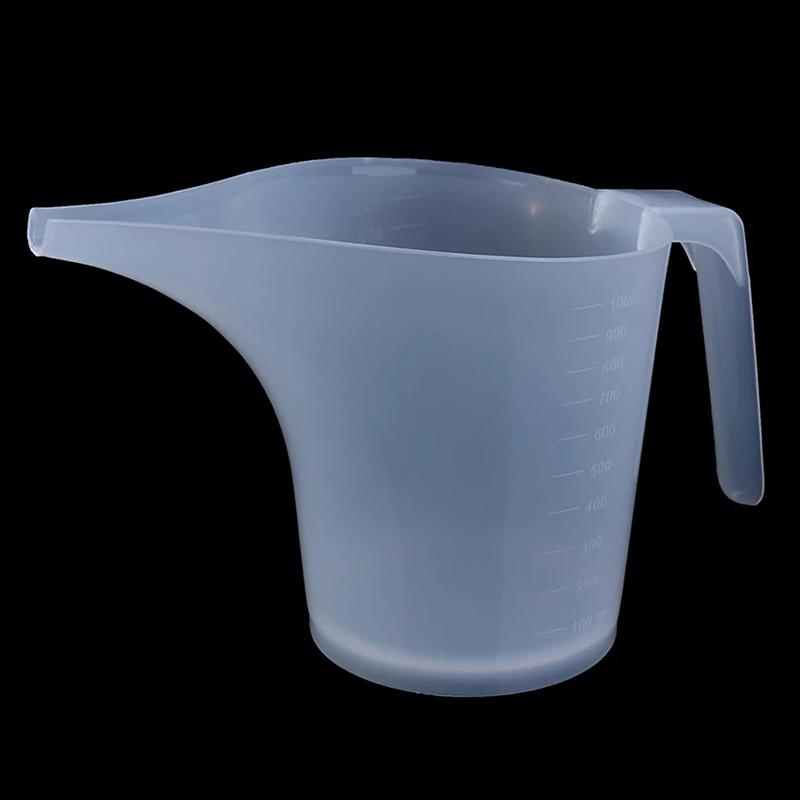 Tuit Vloeistof Plastic Maatbeker Beker Afgestudeerd Oppervlak Koken Keuken