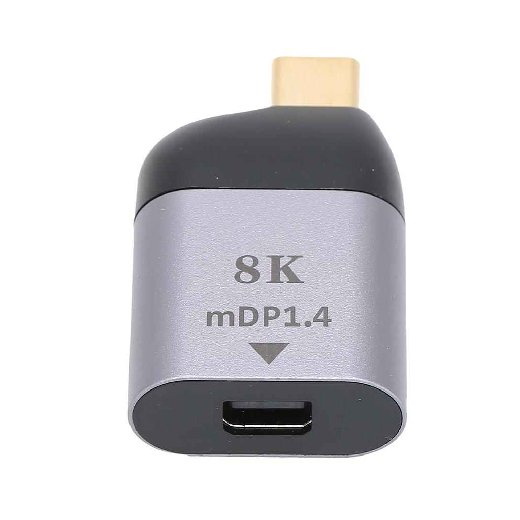 Tragbarer TypC Stecker auf MiniDP Adapter 4K bei 60Hz für Windows Android OS X Videoausgabegeräte