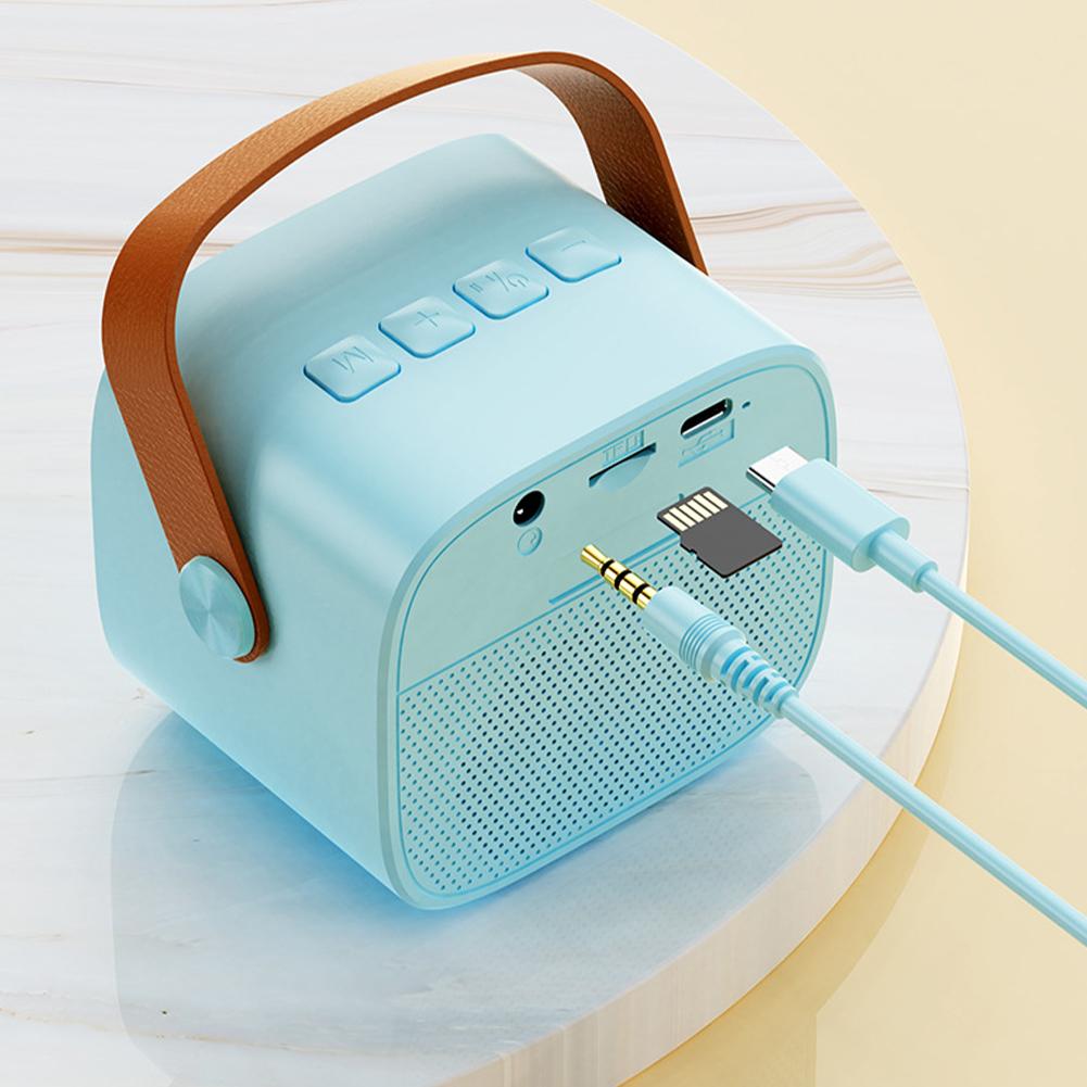 Mini Karaoke Machine With Microphone Set Portable Wireless Speaker For Kids Teens Home Family Parties Outdoor Gatherings