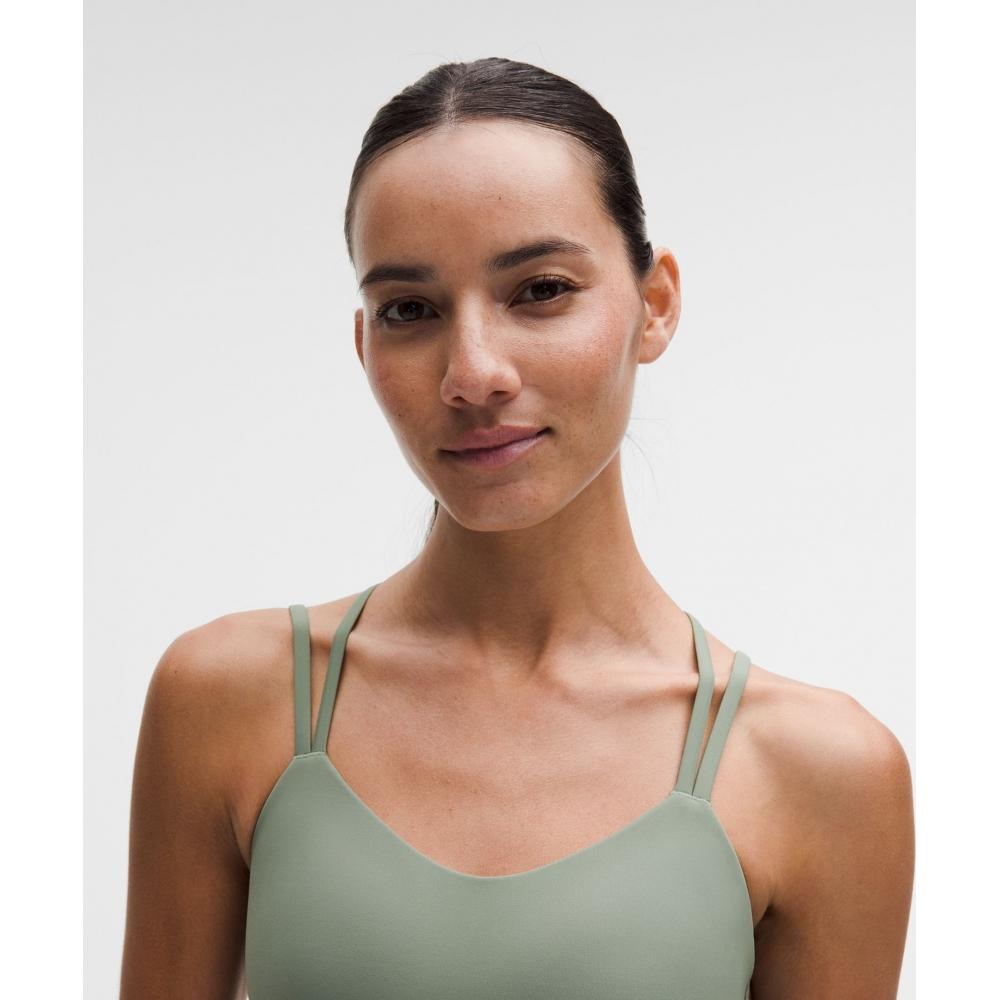 Lululemon Like A Cloud Longline BrA  Light Support  B C Cup Willow leAf