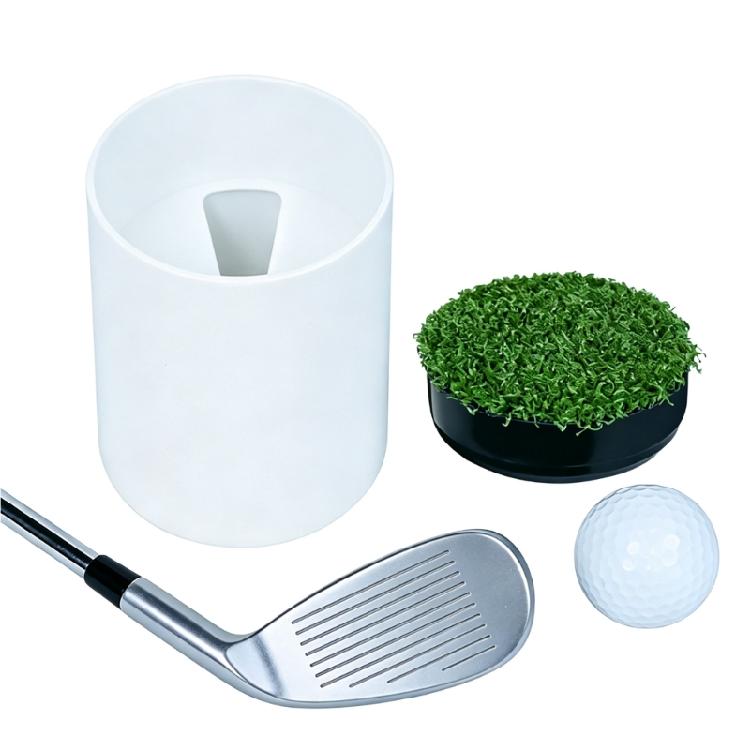 Golf Loch Tasse Plastik Weiß Golf Putting Universell Loch-Tassen Abdeckringe Golfplatz Übungs Putting Trainer