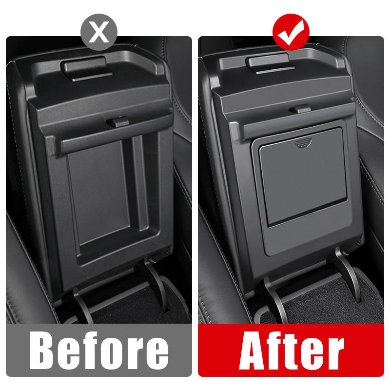 Abs Car Central Console Armrest Box Storage Container Holder Tray For Tesla Model 3 Y