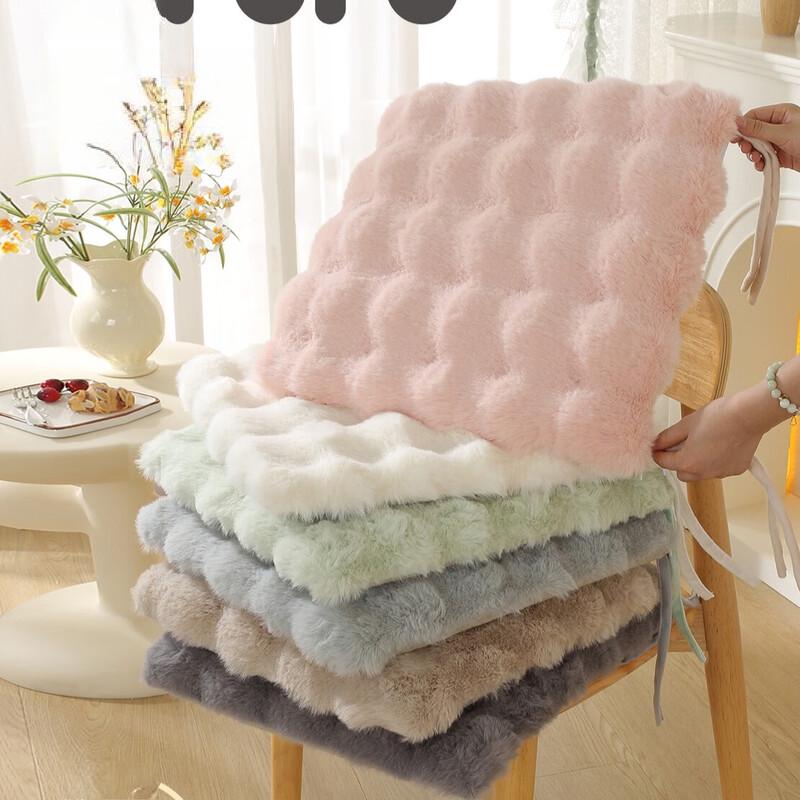 OEING Winter Bubble Velvet Seat Cushion