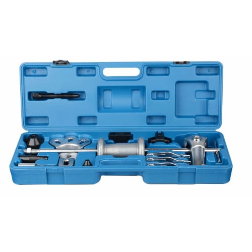 DAYUAN Sliding Hammer Set and Puller Set, 2-Jaw and 3-Jaw Set, 17-Piece Set for Bearings, Gears, Shafts, Sheet Metal Work