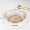 Rundes Kunststoff-Snack- & Dessertteller-Set
