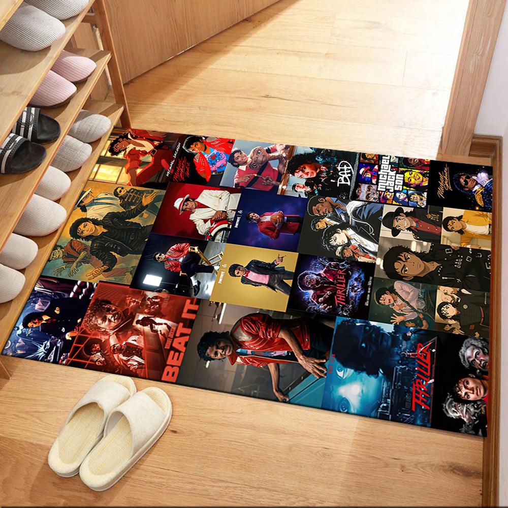 Michael Jackson 36 Floor Rug Office Rug Design for Study room Playrooms Living Rooms Game Room Anti-slip Rug Office home decor