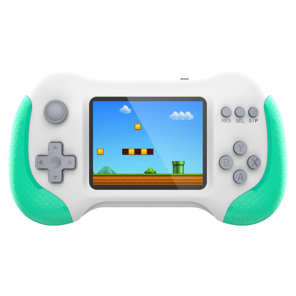 

3.5-inch handheld game console for kids - 500 retro games, rechargeable battery белый