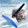 Stainless Steel Snow Shovel & Ice Scraper (Boxed) - Winter Car Tool with Protective Film