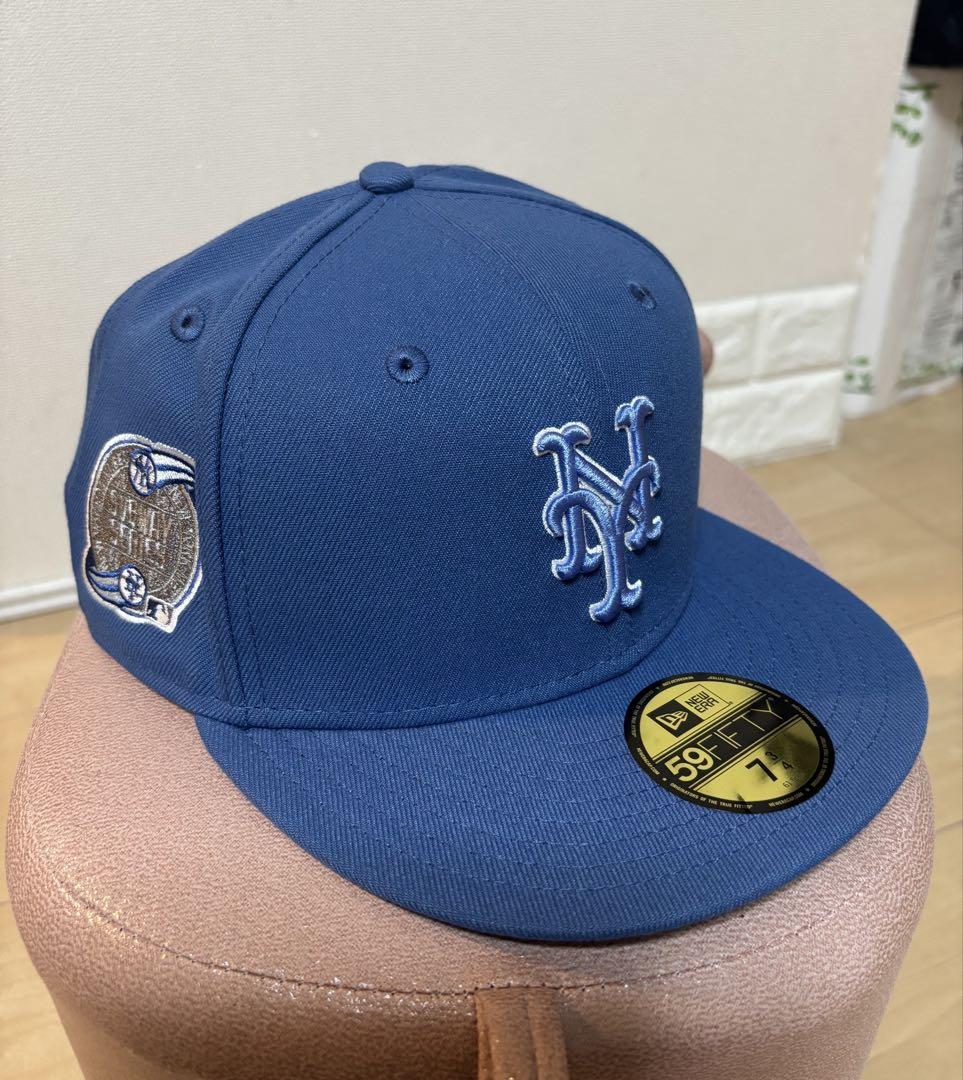 

[USED] New Era New York Mets Light Blue Cap, Size 7 3/4