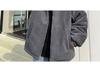 Men's Lambswool Hooded Coat, Autumn/Winter Embroidered Thick Cotton Jacket, Trendy Couple Style.