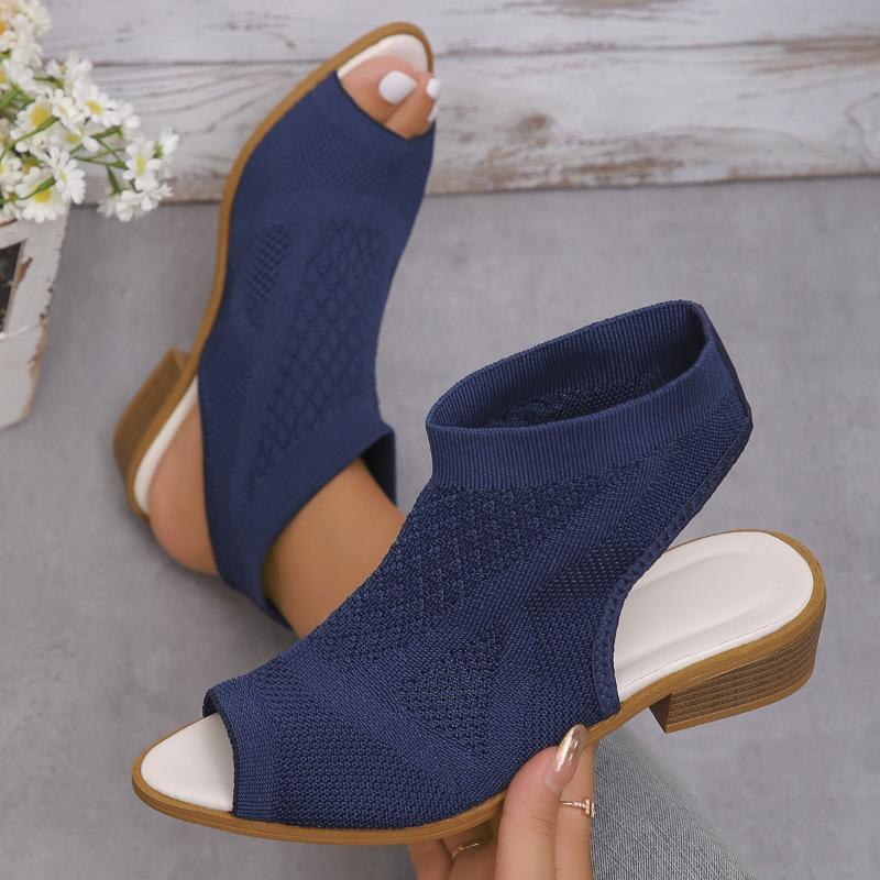 Fashion Fashion Versatile Woman Shoe Summer New Fish Mouth Shaped Womens Plus Size Sandals Anti Slip Women Hollow Out Cool Boots Zapatos