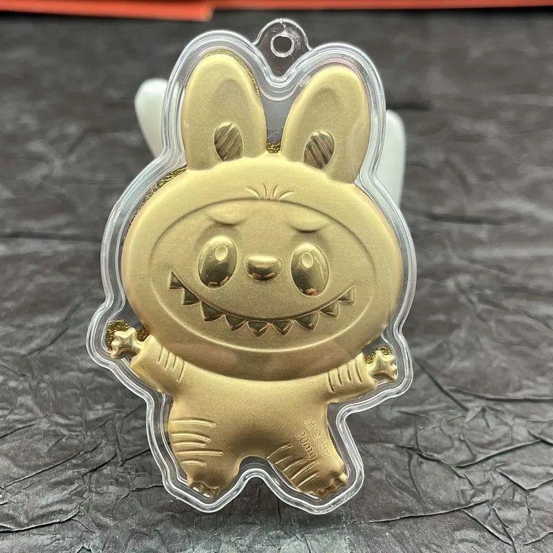 Cinnamoroll Gold Keychain & Monogram Leather Phone Bag with High-End Charm Pendant