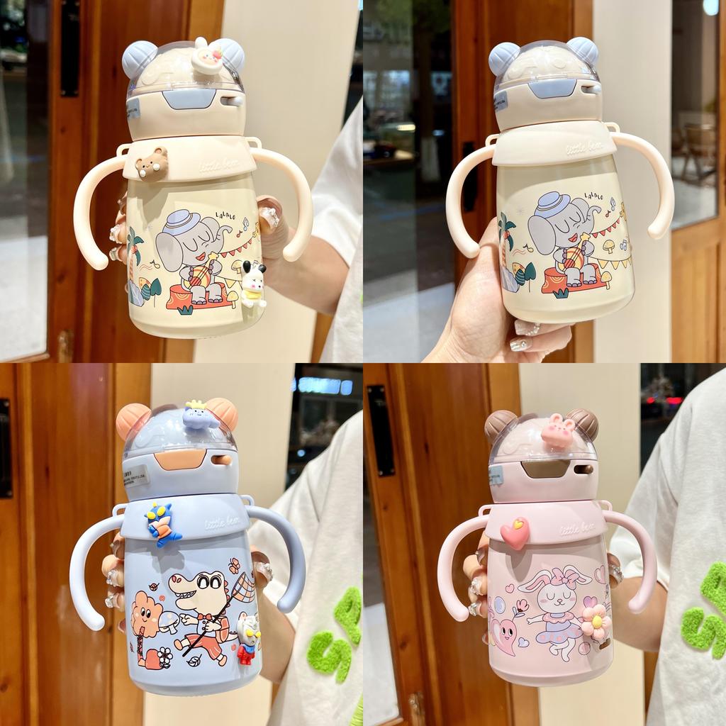 Baby Insulated Sippy Cup With Straw For Toddler Travel And Gift