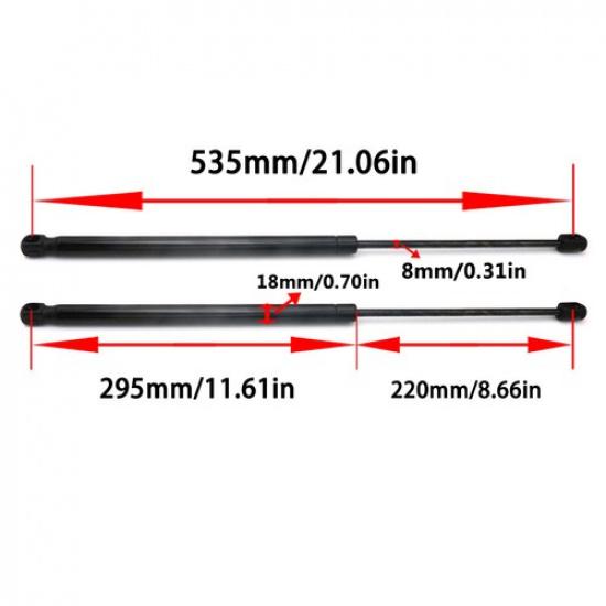 For LAND ROVER Range Rover Sport Rear Window Glass Lift Support Gas Struts 2Pcs