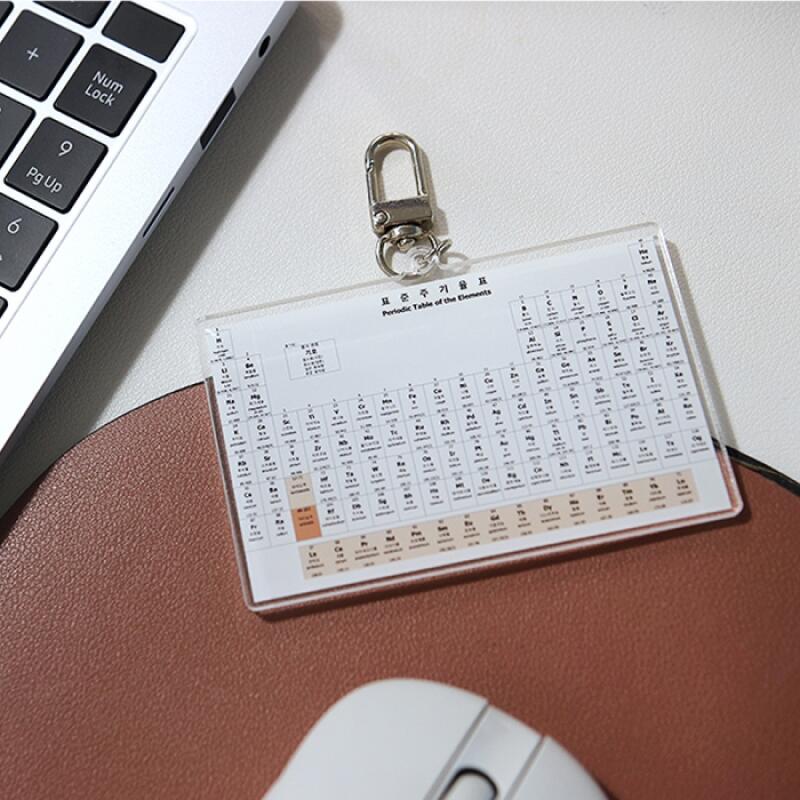 Memorize the Periodic Table of Chemical Elements Poster Keychain Gift for a Friend