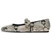 Schlangenhautmuster Mary Jane flache Schuhe Damen 12502510201