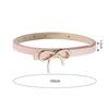 Bow Detail Women Bowknot Buckle Belt Adjustable Thin Belt  for Trending Accessory