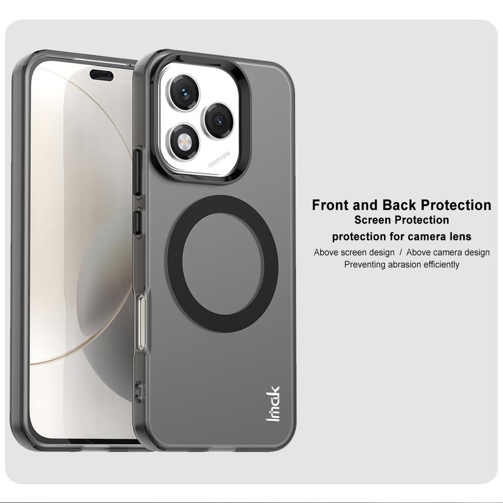 IMAK For Honor 400 Lite 5G Case Compatible with MagSafe PC+TPU Protective Phone Back Cover