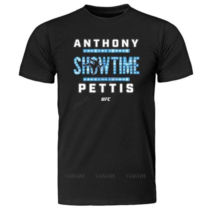 

Adult tee tops teenager cotton teeshirt Anthony Pettis T Shirt brand casual short sleeve for men Oversized mens summer tshirt 4XL