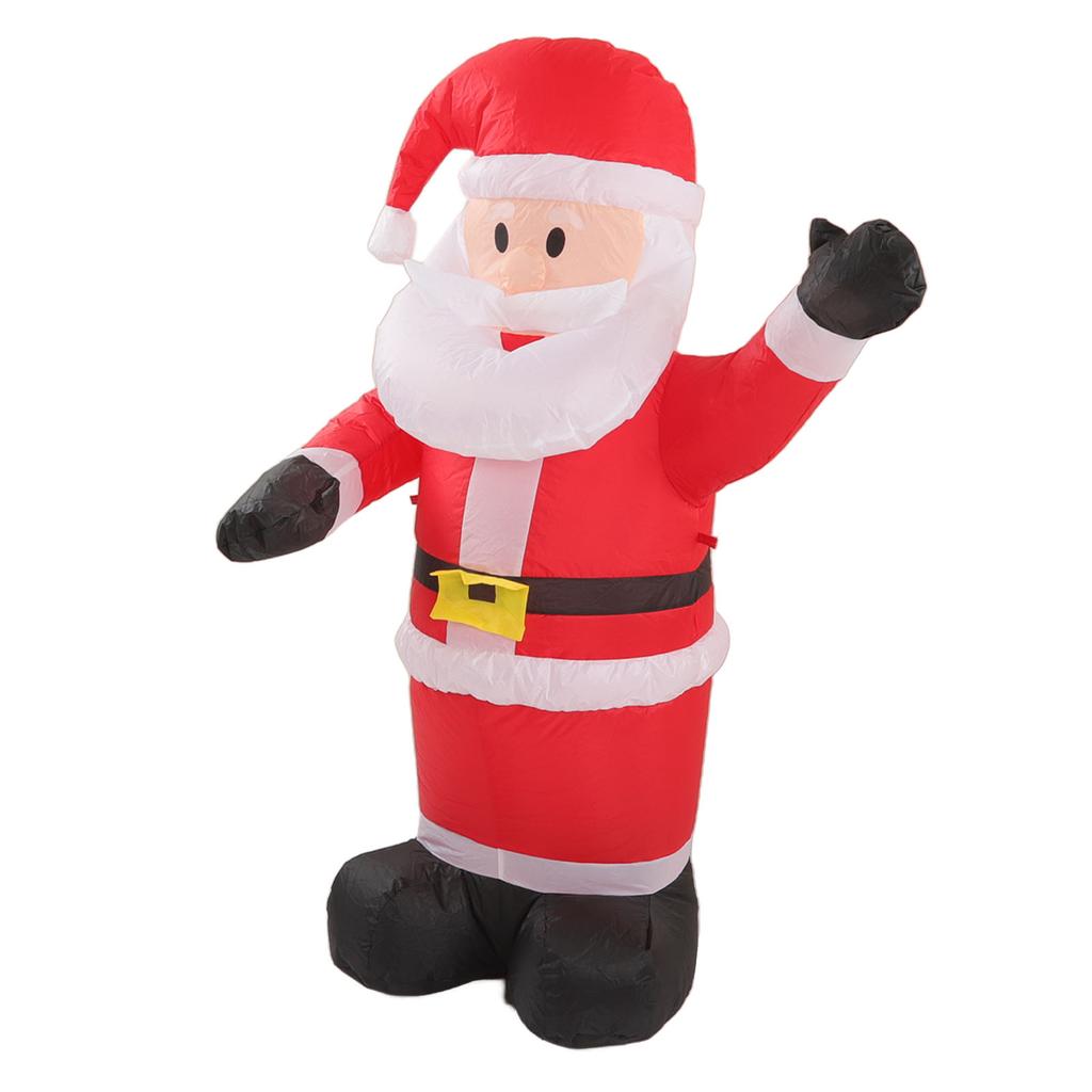 Christmas Inflatable Santa Waterproof Tear Resistance Inflatable Santa Decoration with LED Lights