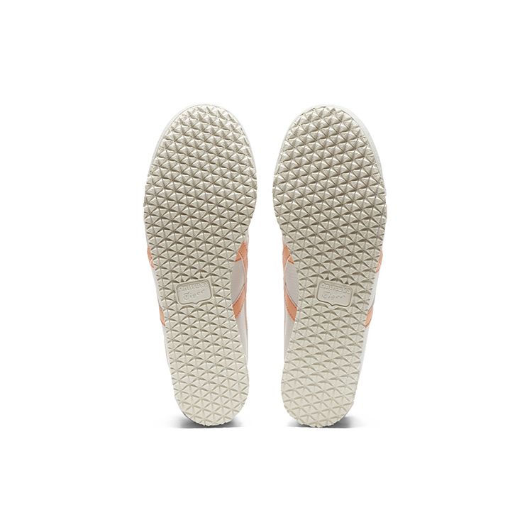ONITSUKA TIGER Повседневные Удобные Кожаные Противоскользящие Прочные Легкие Кроссовки с Низким Верхом для Бега Женские кроссовки Белые Оранжевые 1182A078-021