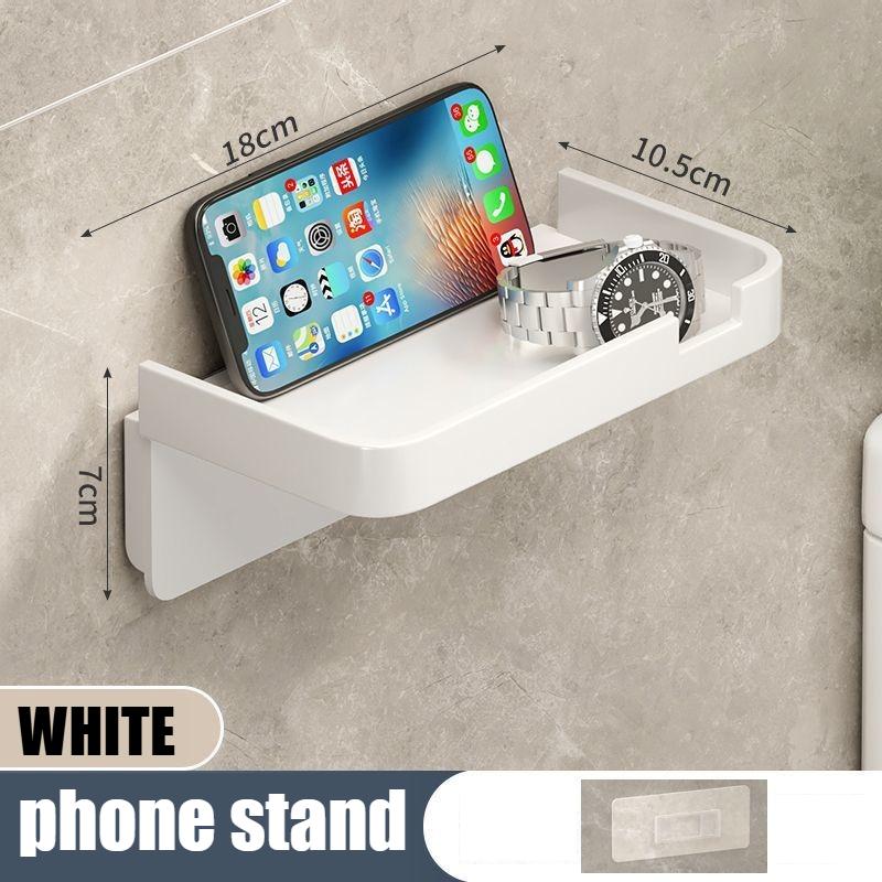 Toilet Paper Holder Plastic Storage Rack Kitchen Towel Placement Of Seasoning Bottles Bathroom Wall Roll Of Paper Phone Storage