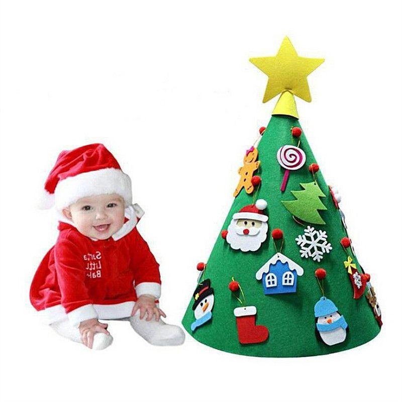 Adorable Diy 3d Cone Felt Christmas Tree Ideal For Toddler's Festive Decorations